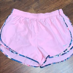 Pink Nike shorts